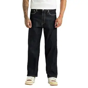 Levi's Men's 568 Dark Indigo Loose Fit Mid-Rise Jeans