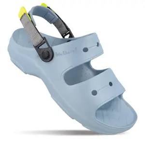 WALKAROO Clogs for Men -Trendy|Lightweight and Comfortable |Stylish Slip-on Design|WC8712 Aqua Blue