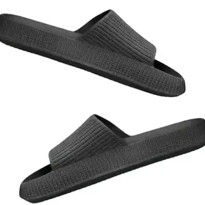 Step into Comfort: Lightweight Flip-Flops for Every Adventure | Flip- Flops For Men's (Black, UK Footwear Size System, Adult, Men, Numeric, Medium, 9)