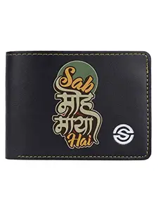 SCHARF Printed Vegan Leather Wallet for Men