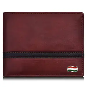 hamt Men Casual Marron Genuine Leather Wallet
