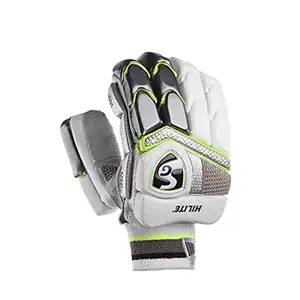 SG Men's HILITE Nylon Cricket Batting Gloves - Left Hand, White
