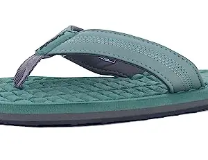 Sparx Men SFG-156 Soft Moss Green Dark Grey Flip Flops (SF0156GMSDG0010)
