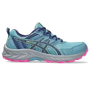 ASICS Womens Gel-Venture 9 Gris Blue/Deep Ocean Running Shoe - 3 UK (1012B313.403)