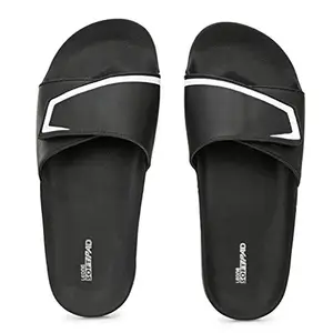 Leone Men's Black Sliders-8 UK (42 EU) (L646BLACK8)