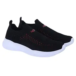 Lancer Mens DRAGONSTAR-11BLK-RED Black Running Shoe