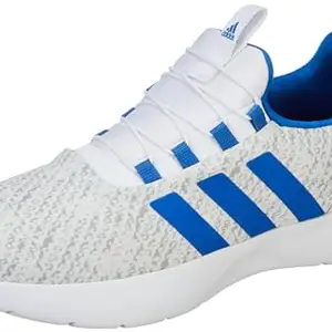 Adidas Men Textile Artem, Running Shoes, White/Stone/BROYAL, UK-11