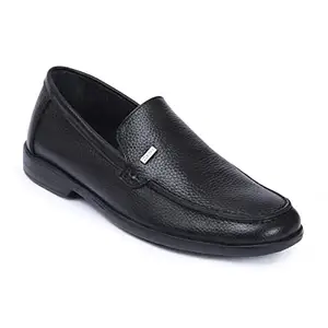 Zoom Shoes Men's Genuine Leather Formal Shoes for Office/Casual Wear Dress Shoes Shoes for Men AS1131 Black