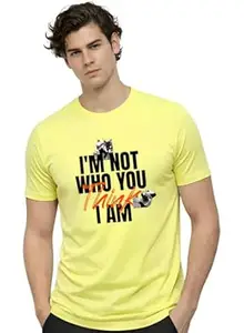 ADRO Mens Printed T-Shirt | Cotton Regular Fit Streetwear Tshirt | Trendy Graphic Design Casual T Shirt for College & Outings