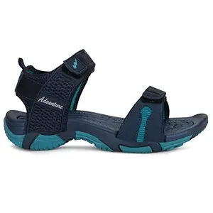 Campus Men's CRAVT BLU/T.BLU Sports Sandals - 6UK/India GC-22485