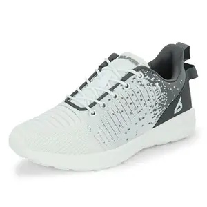 Bourge Women's Glatt12 Running Shoe, Coconut wht/mediam Grey,05