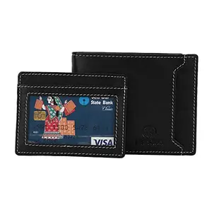 Hibiscuss India Black Leather Men's Wallet