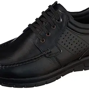 Lee Cooper Men's LC5208E Leather Formal Slip on Shoes_Brown_10UK