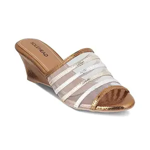 SOLE HEAD Brown Heels Sandal for Women