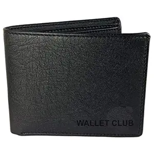 DRYZTOR ® Men's Artificial PU Leather Wallet Chain Album Black