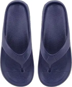 Men’s Comfortable Flip Flops – Lightweight, Non-Slip Casual |Black 7