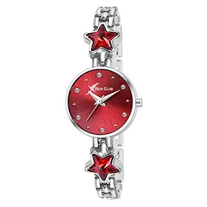 Rich Club RC-5057 (Red) Watch for Women and Girls