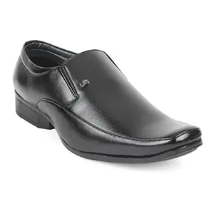 FASHION VICTIM Men's Big Size Formal Shoes (UK 11-UK 12) Black