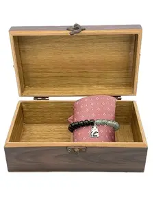 AAKAI Panda Charm Beaded Bracelets, Vintage Style Clasp, Red Gingham Fabric (GREEN&BLACK)