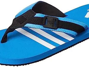 adidas mens ENTHUSO M CBLACK/FTWWHT/PULBLU Slipper - 8 UK (GC0221)