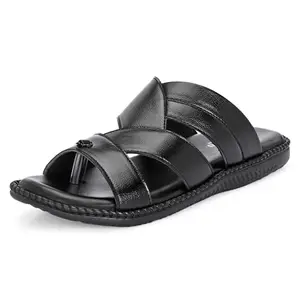 Centrino Sandal for Men | Grip Insole for Stability | Modern slipper Look with Straps | Comfortable Casual look sandal for Men's 9512-1