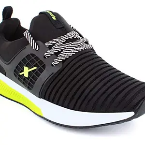 Sparx Men SM-610 Black Neon Green Sports Shoes