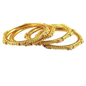 Vidhya Kangan Golden Gold Platted Brass Bangle