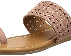 BATA Women's Debra TOERING Red Slipper-4 Kids UK (6715978)