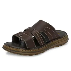 Centrino Men's Sandals | Stylish & Comfortable with Cushioned Insole | Adjustable Straps for a Secure Fit | Durable & Versatile for Everyday Wear 6608-2_Brown_11
