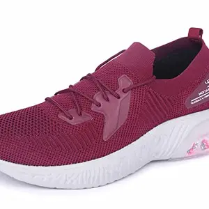 Lancer Mens Bolt-1 Wine Running Shoe - 10 UK (BOLT-1WINE-44)