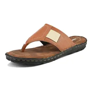 Centrino Sandal for Men | Grip Insole for Stability | Modern Look with Straps | Soft & Comfortable Men's Sandal | Bounce Back Anti-Skid Water Resistant Comfortable Footwear 9260-3_TAN_9 UK