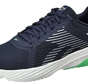 REEBOK Men Synthetic/Textile Allentown M Running Shoes Vector Navy/LGH Solid Grey/Solar LIM UK-6