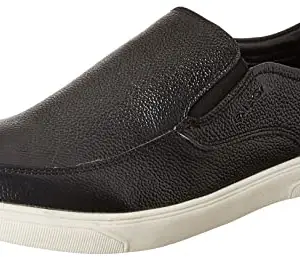 Extacy By Red Chief Black Leather Casual Shoes for Men