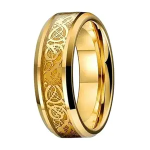 Zaprics Trading Dragon Celtic Finger Ring - Proposal Couple Band - Finger Accessories - Finger Ring For Men And Women - Wedding Bands - Birthday,Anniversary,Ring