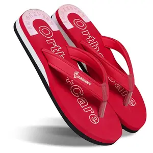 Dashny Women's (1568) |Extra Super Soft Comfortable Slippers |RED Casual Slides Slippers 5 UK