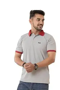 Men's Cotton Half Sleeve Soild Casual Regular Fit T-Shirt
