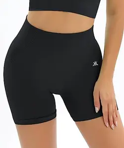 Kobo Active Wear for Women Gym | High Waist | Squat-Proof | Workout Short Tights for Women | 4-Way Stretch | Shorts for Gym, Cardio | Yoga Shorts (Imported)