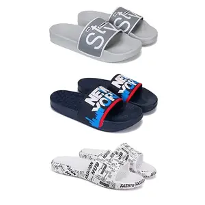 DRACKFOOT Men's Sandals | Lightweight Wear| Stylish & Easy to Wear For Men'S GRT-SAN-(3-COMBO)-1589-1587-3104-6