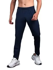 TECHNOSPORT Men's Regular Fit Mid Rise Track Pant for Gym, Workout & Sports