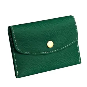 GREEN DRAGONFLY PU Leaher Unisex Skinny Fit Card Wallet(NMB/202306417-Green)
