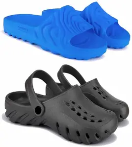 BERSACHE Lightweight Stylish Wedge Sandal for Men-6048-6013 Multicolor