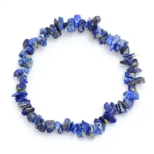 Lapis Lazuli Bracelet Gemstone Chips - Natural Crystals Stretchy Bracelets - Chip Bracelets - Chakra Healing
