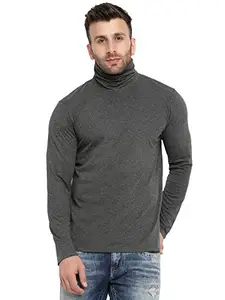 GRITSTONES Men's Regular Fit T-Shirt (GSFSHYNCK2213ANTRA_XL_Melange_XL)