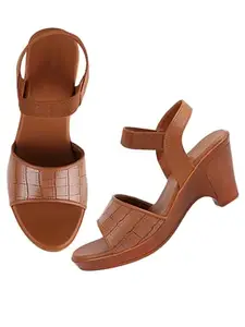 Selfiee Stylish Trendy Cone Heel Sandal Comfortable and Stylish Wedges For Women & Girls