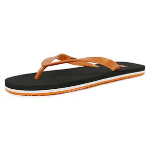 United Colors of Benetton Mens Core Ss 15 Orange and Black Slippers - 7 UK (15P8CFFCR001I)