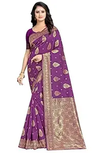 Shasmi Women's Banarasi Saree Pure Kanjivaram Silk Saree Soft new ladies 2026 Design Wear Sarees Latest Cotton Party Sari collections With Blouse Piece for Wedding sadi (SAM SAN EAGLE-3)