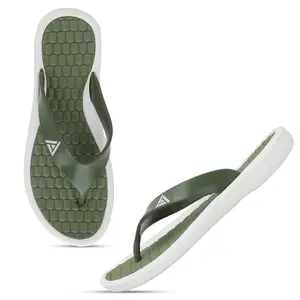 Pampy Angel Combo Pack of 2 Slipper/Flip Flops/Slides/Clogs/Sandals for Women,(V-Triangle-Green,V-Sflower-Maroon),37 (Euro)