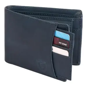 Keviv Leather Wallet for Men - Blue (GW120-BLU6)
