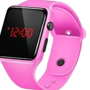 Fancy Unisex Digital Watch (Pink)
