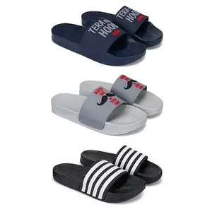 DRACKFOOT Men's Sandals | Lightweight Wear| Stylish & Easy to Wear For Men'S GRT-SAN-(3-COMBO)-1588-1590-3024-9